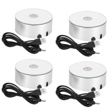 4Pcs Licht Basis Für Kristall Ball Kunst LED