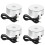 4Pcs Licht Basis Für Kristall Ball Kunst LED 1