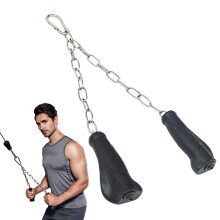 Rope Cable Attachment For Cable Machines - Ergonomic Tricep Rope With Handle, Anti-Slip Grip, Upper Body Gym Accessory