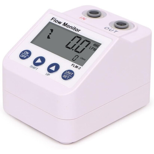Portable Water Purifier Flow Meter Digital Display Electronic Sensor For Usage Tracking Auto Shutdown Installation-Ready 2