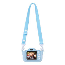 Kinderkamera 2.0 mit IPS-Display, 1080P Video, 32 GB, blauer Spielzeugkamera mit Gaming-Funktion