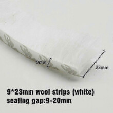 (9x23 white) 5m Stripping Brush Strip Sliding Sealing Strip 2025
