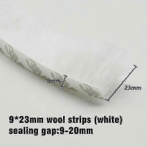 (9x23 white)5m Stripping Brush Strip Sliding Sealing Strip 2025