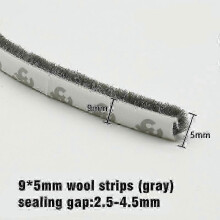 (9x5 gray) 5m Stripping Brush Strip Sliding Sealing Strip 2025