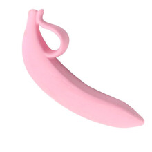 Banana Dildo Massager Silicone Banana Shaped Vibrator 7.5 Inch Length Waterproof USB Rechargeable Body Safe