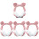 4Pcs Plush Headband Earmuff Windproof Ear Cover For Winter 2
