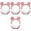 4Pcs Plush Headband Earmuff Windproof Ear Cover For Winter 3