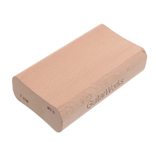 2Pcs Guitar Bass Fingerboard Radius Sanding Block With Sandpaper 1