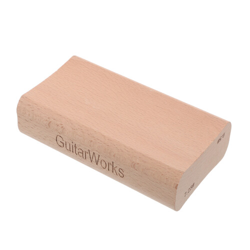 2Pcs Guitar Bass Fingerboard Radius Sanding Block With Sandpaper 2