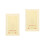 2Pcs Chinese Traditional Amulet Card Protection General Auspicious 6