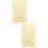 2Pcs Chinese Traditional Amulet Card Protection General Auspicious 9