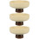 3Pcs Ceramic Cake Storage Stand High Based Display Tray Snacks Holder 8