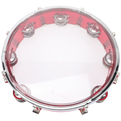 2Pcs Kids Tambourine Tunable Hand Bell Drum Percussion Instrument 2