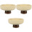 3Pcs Ceramic Cake Storage Stand High Based Display Tray Snacks Holder 3