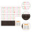 2 Sets Stickers Child Keyboard Note Labels Piano 10