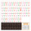 2 Sets Stickers Child Keyboard Note Labels Piano 1