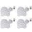 2 Pieces Rectangle Table Cloths Fabric Tablecloth Clips Lightweight 1