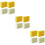 12 Pcs Ceramic Square Sponge Child Rectangle Tool Set 9
