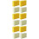 12 Pcs Ceramic Square Sponge Child Rectangle Tool Set 8