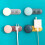 (Brown) 5 Pcs Multifunction Plastic Nail Free Sticky Hook Kitchen Bathroom Office Hooks 2
