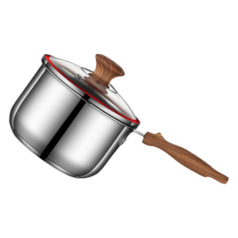 2Pcs Milk Pot Noodle Cooker Single Handle Nonstick With Lid-image-OPC-PKYMCSJ-NEW