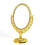2Pcs Double Sided Oval Plastic Vanity Mirror For Bathroom Bedroom 8