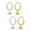 2Pcs Double Sided Oval Plastic Vanity Mirror For Bathroom Bedroom 7