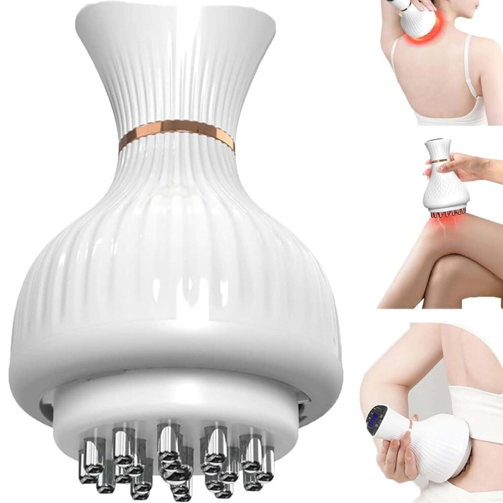 4 in 1 Leg Massager Cordless Handheld Massager With Heat, 19-Speed Whole-Body Massager for Legs Feet Arms Back