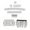 5 Sets Invisible U Shaped Hair Clips Nonslip Stretchable Bangs Holder 11