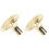 2 Pack Musical Horn Instrument Brass Suona Accessory Professional 4