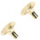 2 Pack Musical Horn Instrument Brass Suona Accessory Professional 5