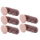 (Brown) 5 Pcs Multifunction Plastic Nail Free Sticky Hook Kitchen Bathroom Office Hooks 1