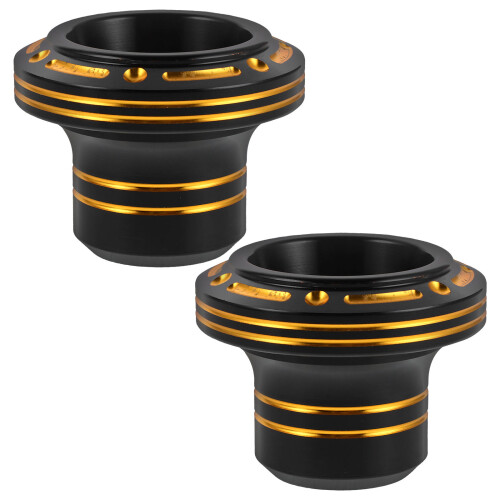 Raindrops 2pcs Motorcycle Front Fork Cups Aluminum Alloy Frame Sliders