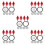 20 Pcs Bumper Bolts Set For Car Body Replacement 6