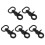 2 Pieces Hardware Dog Buckle Accessories Lanyard Hooks Snap Clips 9