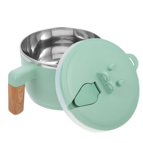 3Pcs Round Noodle Bowl With Handle Insulated Food Container