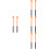4 Pairs Rubber Head Xylophone Glockenspiel Percussion Mallets 8
