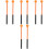 4 Pairs Rubber Head Xylophone Glockenspiel Percussion Mallets 5