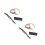2 Sets Professional Archery Brass Finger Rings Wear-Resistant 8