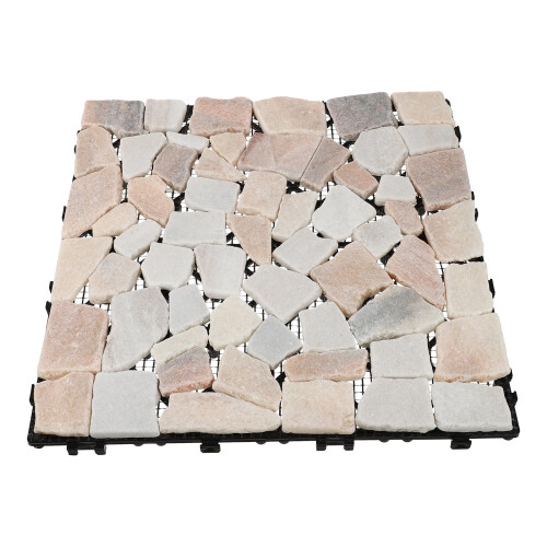 2 Pcs Natural Real Stone Floor For Balcony Bathroom Courtyard 1