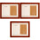 3Pcs Multipurpose Medal Display Frame Sports Awards Shadow Box 5