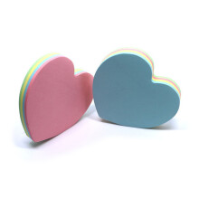 Set Of 2 Heart- Shaped Note Paper Cute School Supplies For Girls