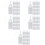 150Pcs Needle Tip Applicator Bottles White Durable Glue Paint Storage 9