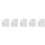 150Pcs Needle Tip Applicator Bottles White Durable Glue Paint Storage 11