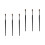 6 Pcs Eyeliner Concealer Eyeshadow Eyebrow Concealer Tools 6