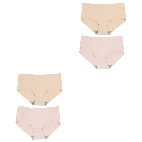 4Pièces Culottes Pièce Douces Soie Respirantes Pour 2