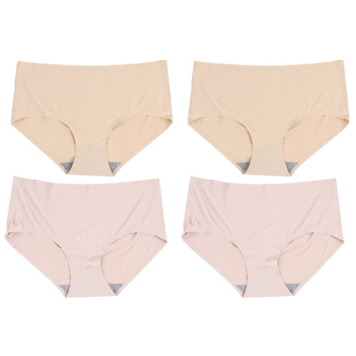 4Pièces Culottes Pièce Douces Soie Respirantes Pour 1