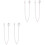4 Pcs Chain For Pants Jeans Chain Trousers Chain Pocket 3