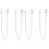 4 Pcs Chain For Pants Jeans Chain Trousers Chain Pocket 2