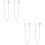 4 Pcs Chain For Pants Jeans Chain Trousers Chain Pocket 6